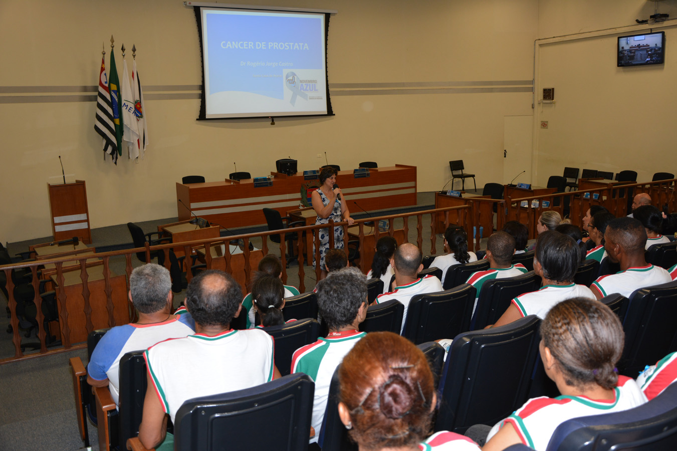 Visualize fotos Novembro Azul - Palestra Dr. Rogério Jorge Castro